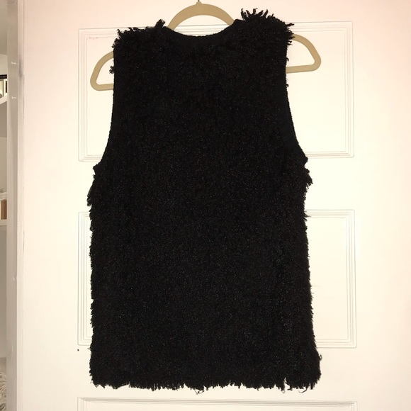 Black fur vest - Picture 2 of 2